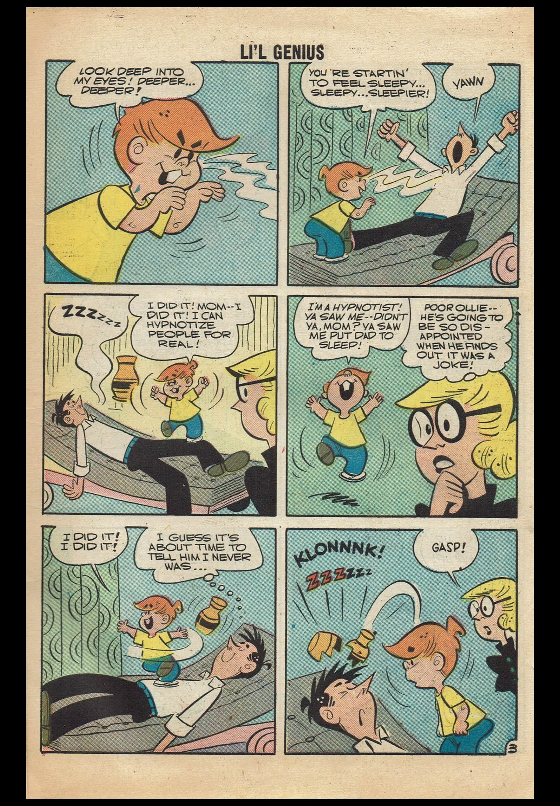 Comic page with poor contrast - washed out colors